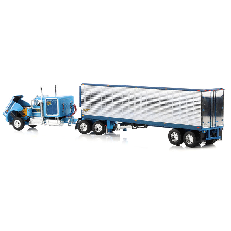 1/64 Kenworth W900A with Vintage Reefer Trailer, DCP by First Gear Legacy Series #2: Western Distributing "Crippled Cowboy"