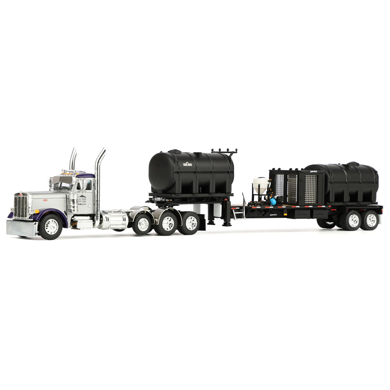 1/64 "Purple Pete" Peterbilt 379 with DEMCO 42ft Liquid Fertilizer Tender Trailer, 2025 NTT'NC Show, DCP by First Gear