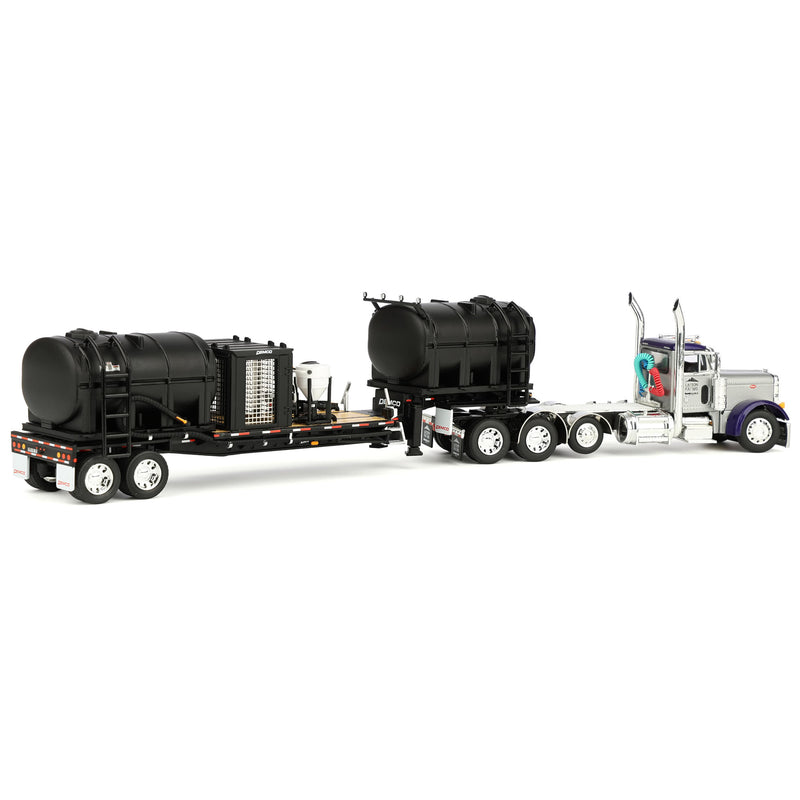1/64 "Purple Pete" Peterbilt 379 with DEMCO 42ft Liquid Fertilizer Tender Trailer, 2025 NTT'NC Show, DCP by First Gear