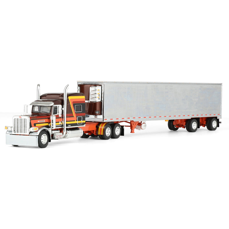 1/64 Peterbilt 389 Pride-N-Class Semi with 53ft Chrome Utility Reefer Trailer, Big Rigs II #4: Hurricane Express, DCP by First Gear