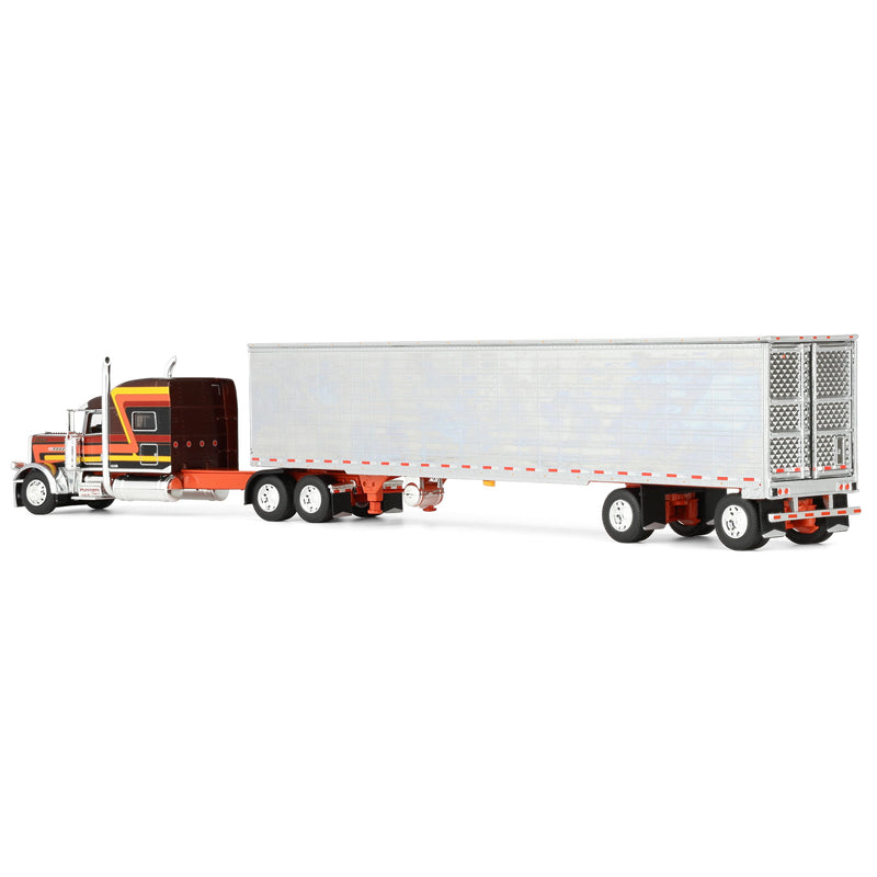 1/64 Peterbilt 389 Pride-N-Class Semi with 53ft Chrome Utility Reefer Trailer, Big Rigs II #4: Hurricane Express, DCP by First Gear