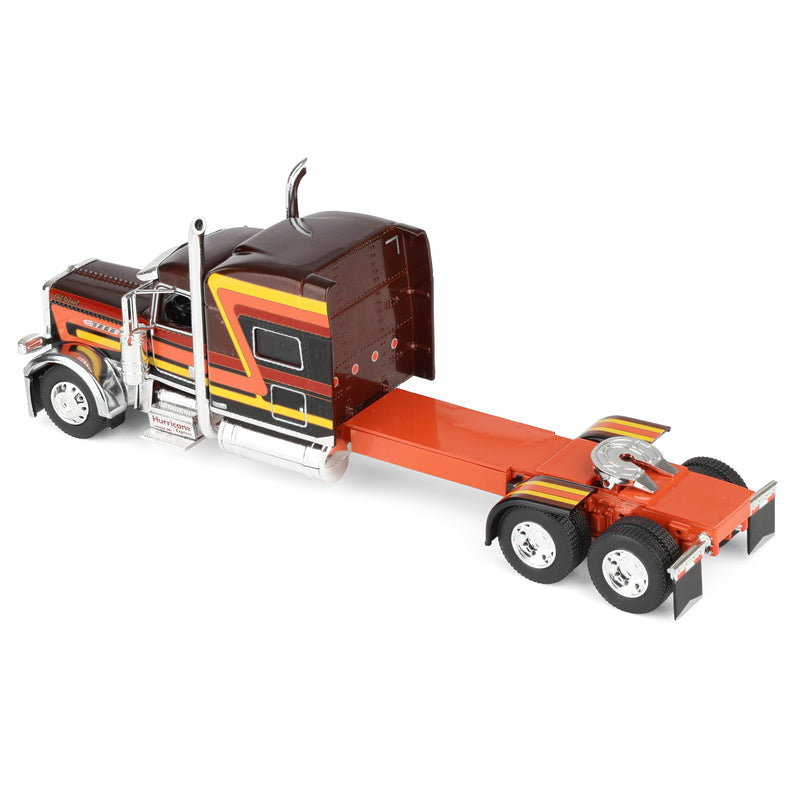 1/64 Peterbilt 389 Pride-N-Class Semi with 53ft Chrome Utility Reefer Trailer, Big Rigs II #4: Hurricane Express, DCP by First Gear