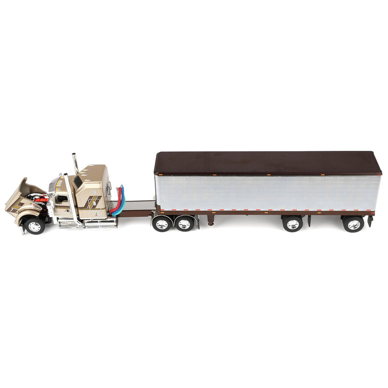 1/64 Kenworth W900L with 40ft Vintage Trailer, Red's Favorites #1: Jason Sanders, DCP by First Gear