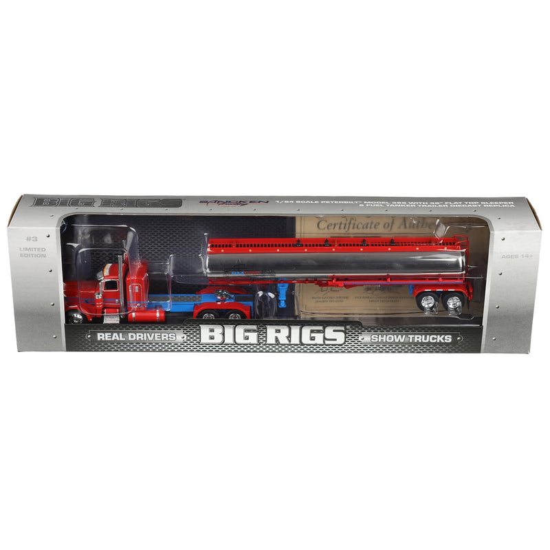 1/64 Peterbilt 389 with Heil Fuel Tanker, Big Rigs Series II #3: Sancken Custom Truck by Amcan, DCP by First Gear