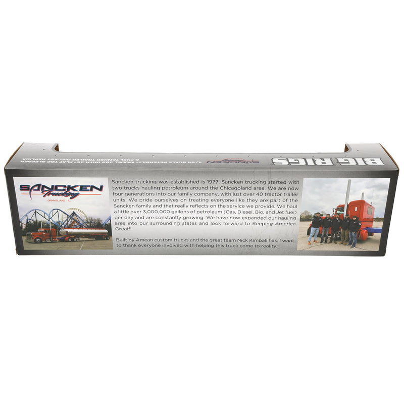 1/64 Peterbilt 389 with Heil Fuel Tanker, Big Rigs Series II #3: Sancken Custom Truck by Amcan, DCP by First Gear