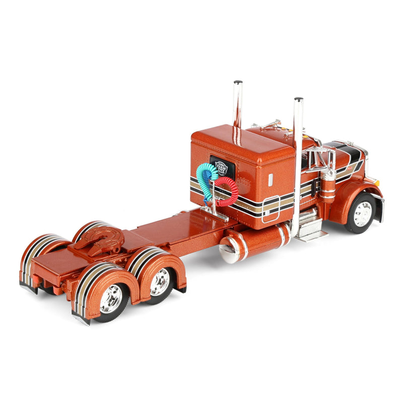 1/64 Peterbilt 379 Semi Truck with Wilson  Grain Trailer, 2025 National Farm Toy Museum, DCP by First Gear