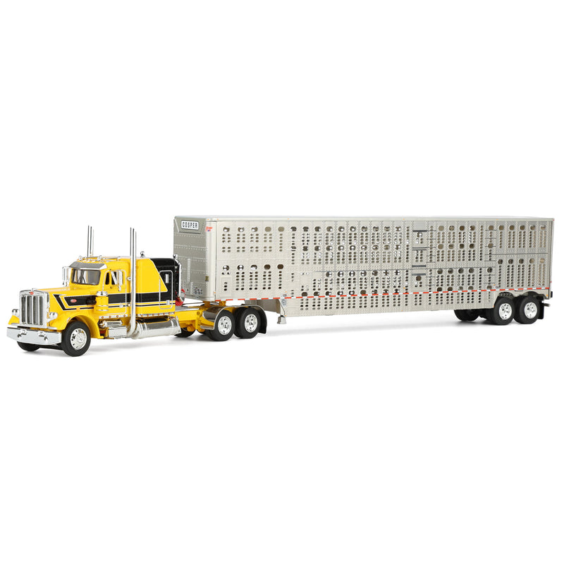 1/64 Peterbilt 359 with Wilson Silverstar Livestock Trailer, Hank Cosper Limited Edition, DCP by First Gear