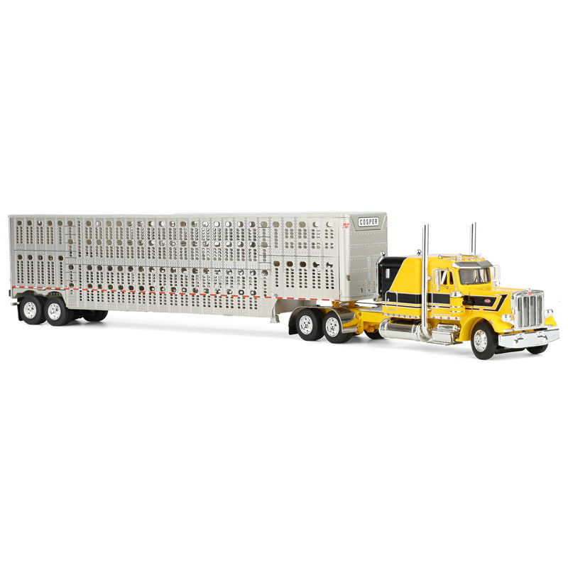 1/64 Peterbilt 359 with Wilson Silverstar Livestock Trailer, Hank Cosper Limited Edition, DCP by First Gear