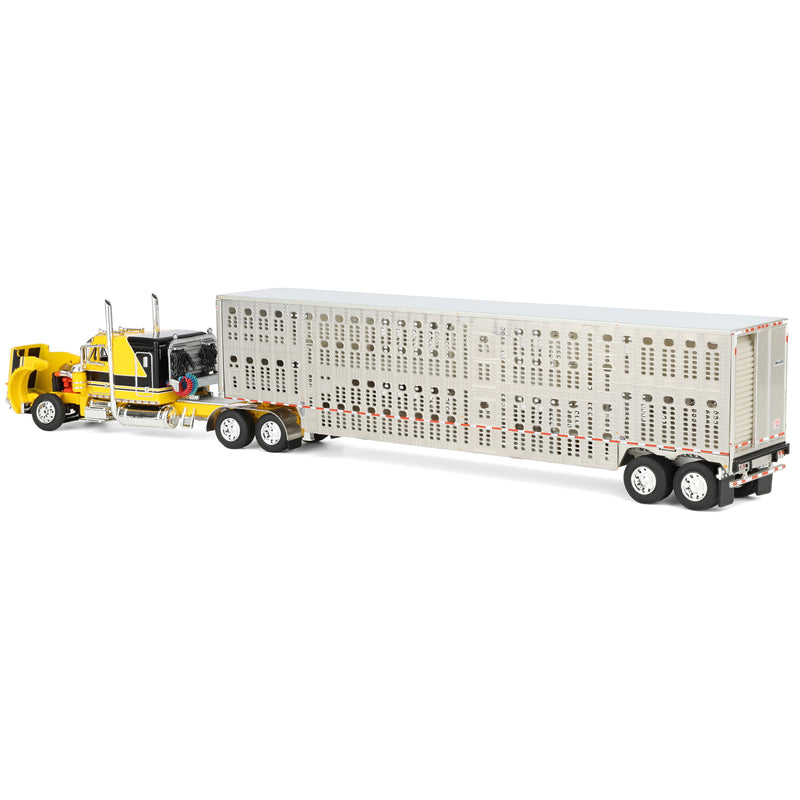 1/64 Peterbilt 359 with Wilson Silverstar Livestock Trailer, Hank Cosper Limited Edition, DCP by First Gear