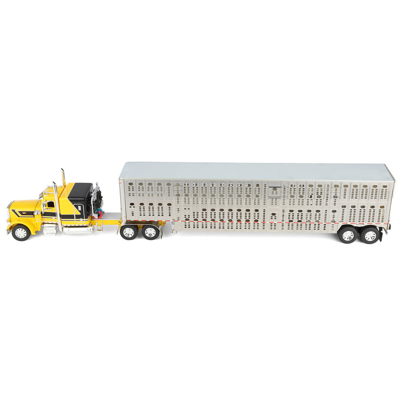 1/64 Peterbilt 359 with Wilson Silverstar Livestock Trailer, Hank Cosper Limited Edition, DCP by First Gear