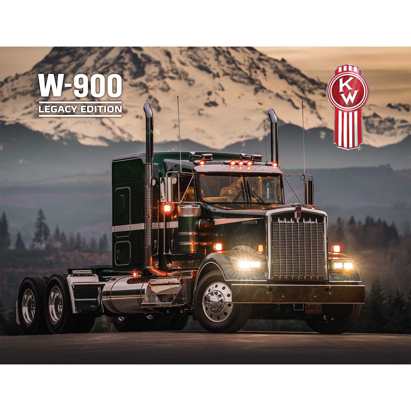 1/64 Kenworth W900L Legacy Edition Set with 11 Trucks, DCP by