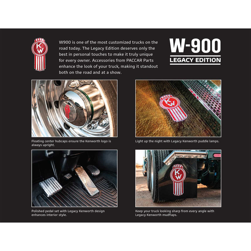 1/64 Kenworth W900L Legacy Edition Set with 11 Trucks, DCP by First Gear Limited Edition - Only 1,000 Made!