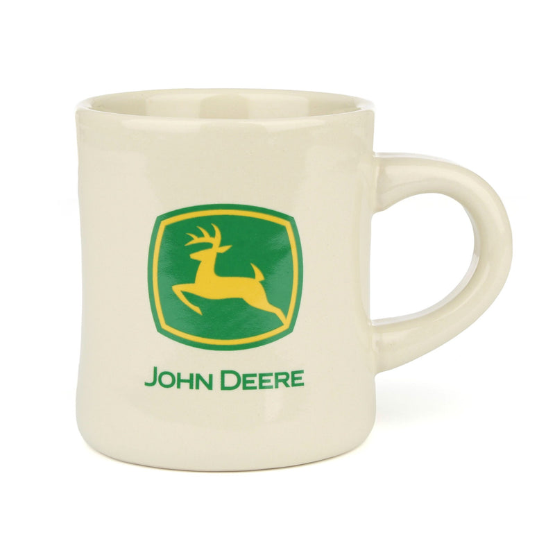 John Deere Logo 8oz Cream Diner Mug