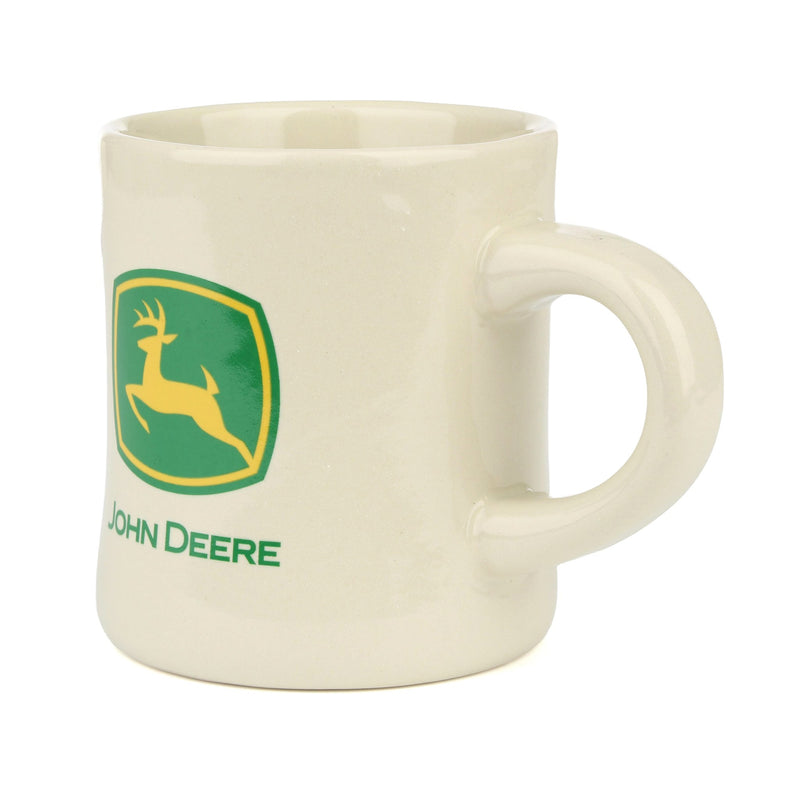 John Deere Logo 8oz Cream Diner Mug