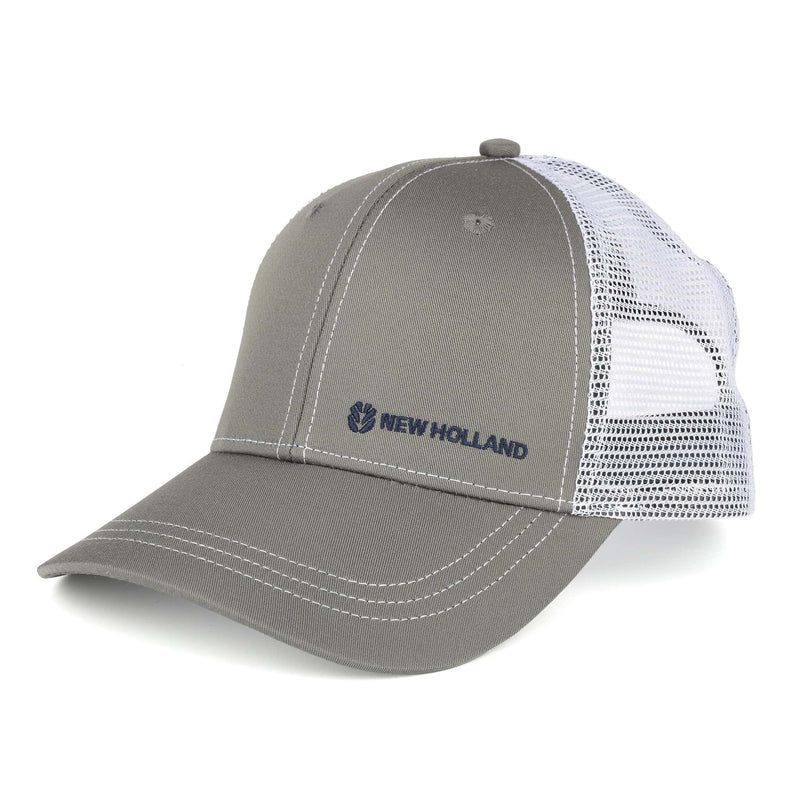 New Holland Gray Cap with White Mesh Back