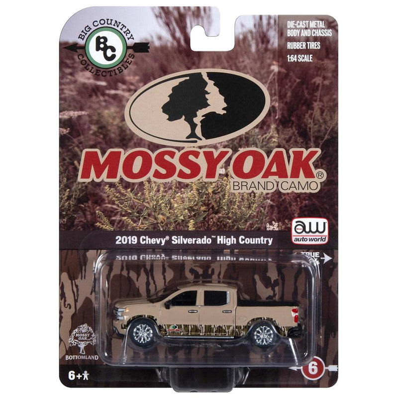 1/64 Mossy Oak 2019 Chevrolet Silverado High Country Pickup Truck by Big Country