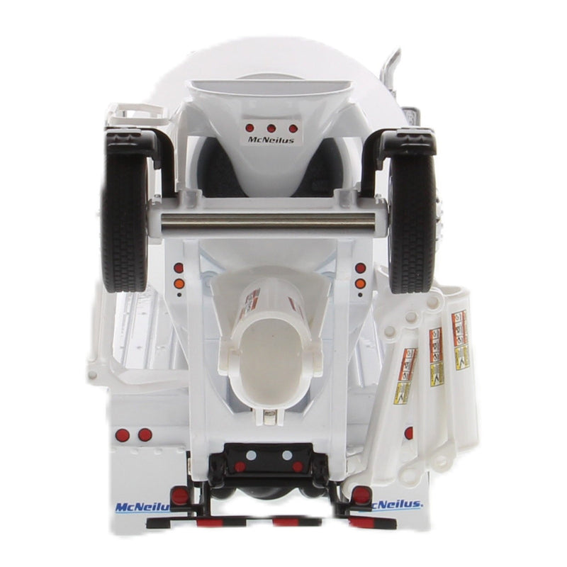 1/50 Kenworth T880S SBFA Tandem-Axle Cement Truck with McNeilus BridgeMaster Mixer, White, Diecast Masters Transport Series