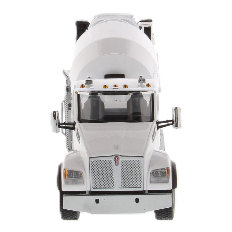 1/50 Kenworth T880S SBFA Tandem-Axle Cement Truck with McNeilus BridgeMaster Mixer, White, Diecast Masters Transport Series