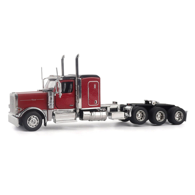 1/64 Peterbilt 589 Tridem-Axle Legendary Package Truck, Legendary Red, Diecast Masters Transport Series