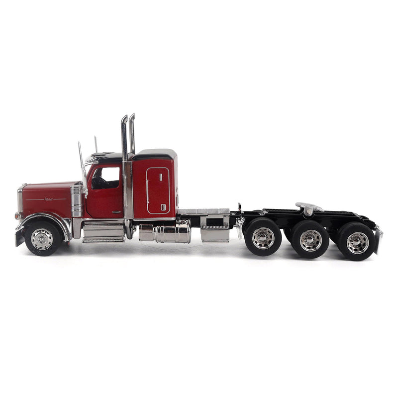 1/64 Peterbilt 589 Tridem-Axle Legendary Package Truck, Legendary Red, Diecast Masters Transport Series