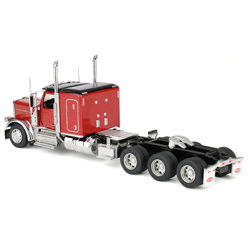 1/64 Peterbilt 589 Tridem-Axle Legendary Package Truck, Legendary Red, Diecast Masters Transport Series