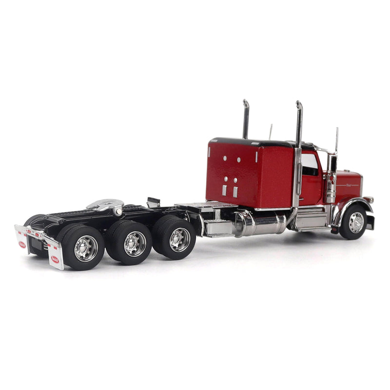 1/64 Peterbilt 589 Tridem-Axle Legendary Package Truck, Legendary Red, Diecast Masters Transport Series