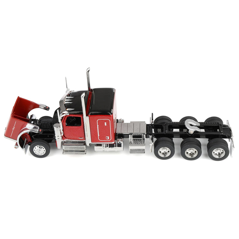 1/64 Peterbilt 589 Tridem-Axle Legendary Package Truck, Legendary Red, Diecast Masters Transport Series