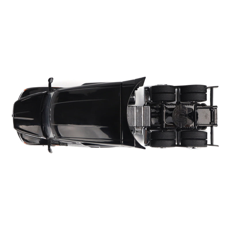 1/50 Black Kenworth T680 Tandem Tractor with 76in High Roof Sleeper Cab by Diecast Masters