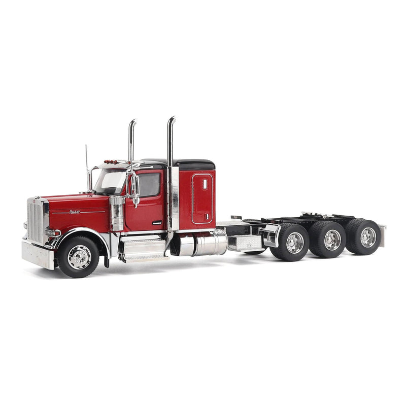 1/32 Peterbilt 589 Tridem-Axle Truck with 58in Sleeper by Diecast Masters, Legendary Red
