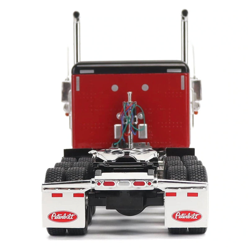 1/32 Peterbilt 589 Tridem-Axle Truck with 58in Sleeper by Diecast Masters, Legendary Red