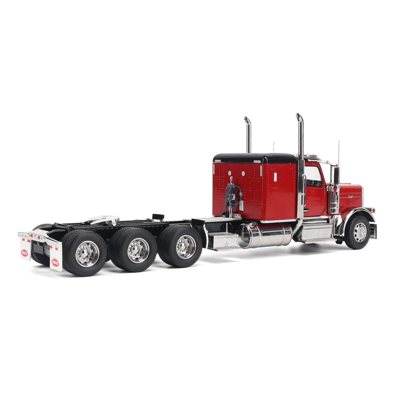1/32 Peterbilt 589 Tridem-Axle Truck with 58in Sleeper by Diecast Masters, Legendary Red