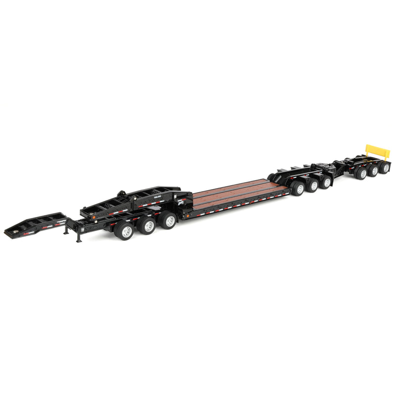 1/64 Trail King TK170 Hydraulic Detachable Gooseneck Lowboy Trailer with Jeep & Booster, Diecast Masters Transport Series