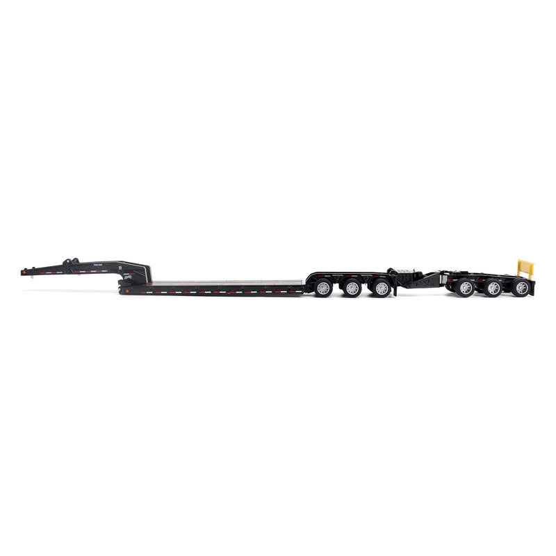 1/64 Trail King TK170 Hydraulic Detachable Gooseneck Lowboy Trailer with Jeep & Booster, Diecast Masters Transport Series