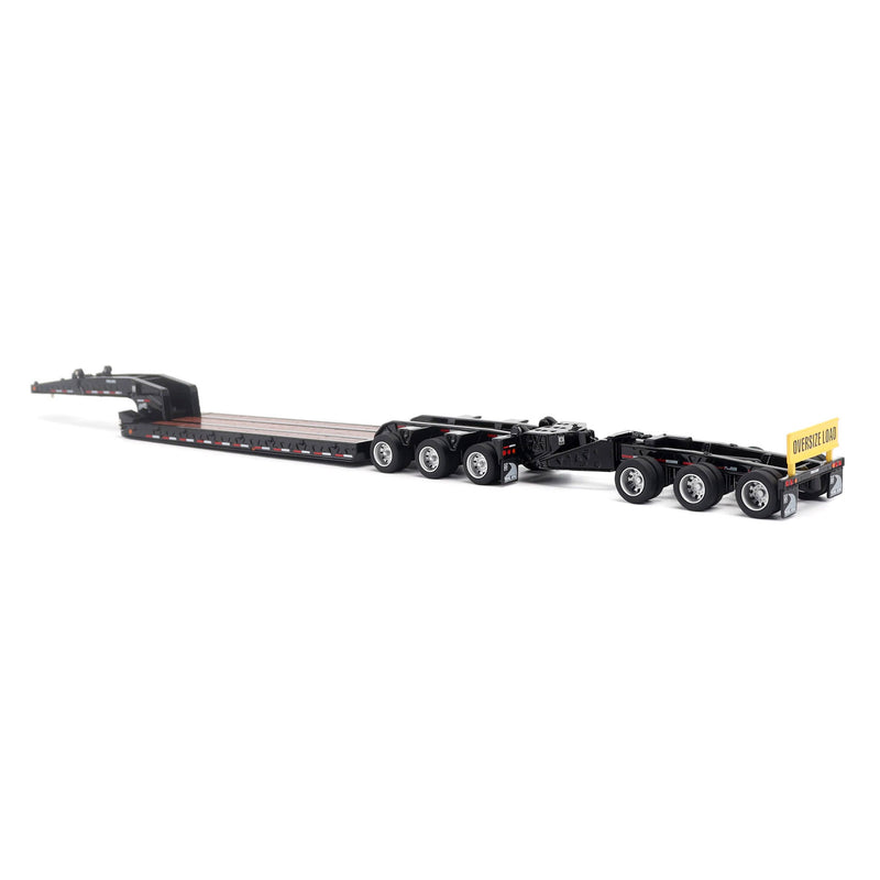1/64 Trail King TK170 Hydraulic Detachable Gooseneck Lowboy Trailer with Jeep & Booster, Diecast Masters Transport Series