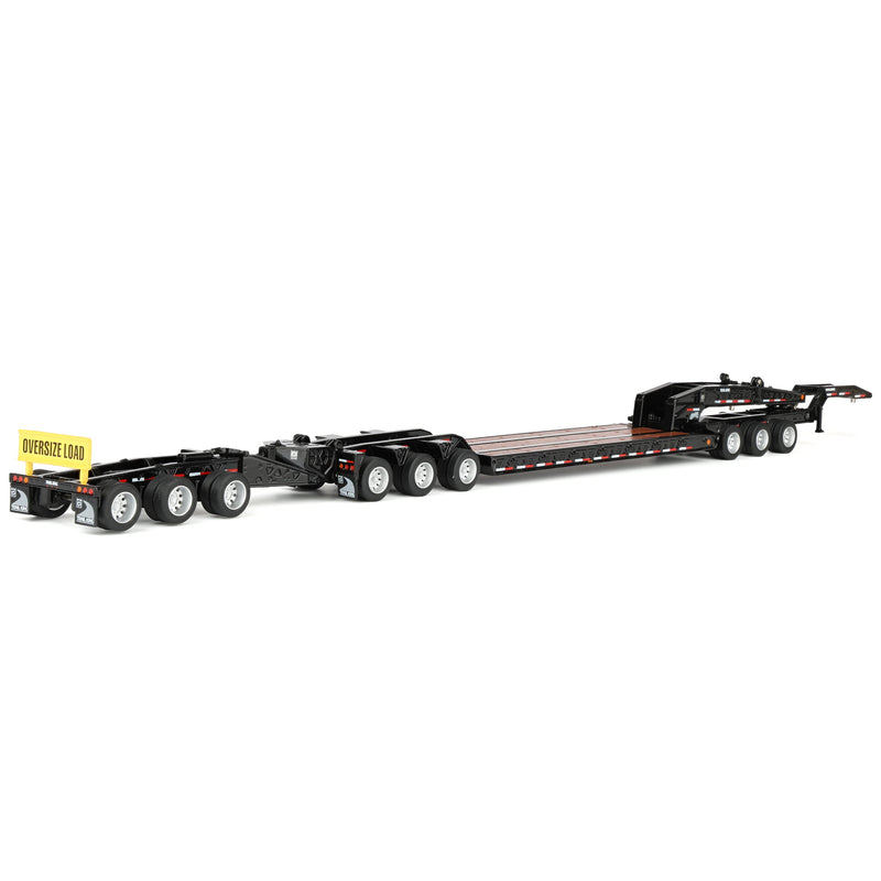 1/64 Trail King TK170 Hydraulic Detachable Gooseneck Lowboy Trailer with Jeep & Booster, Diecast Masters Transport Series