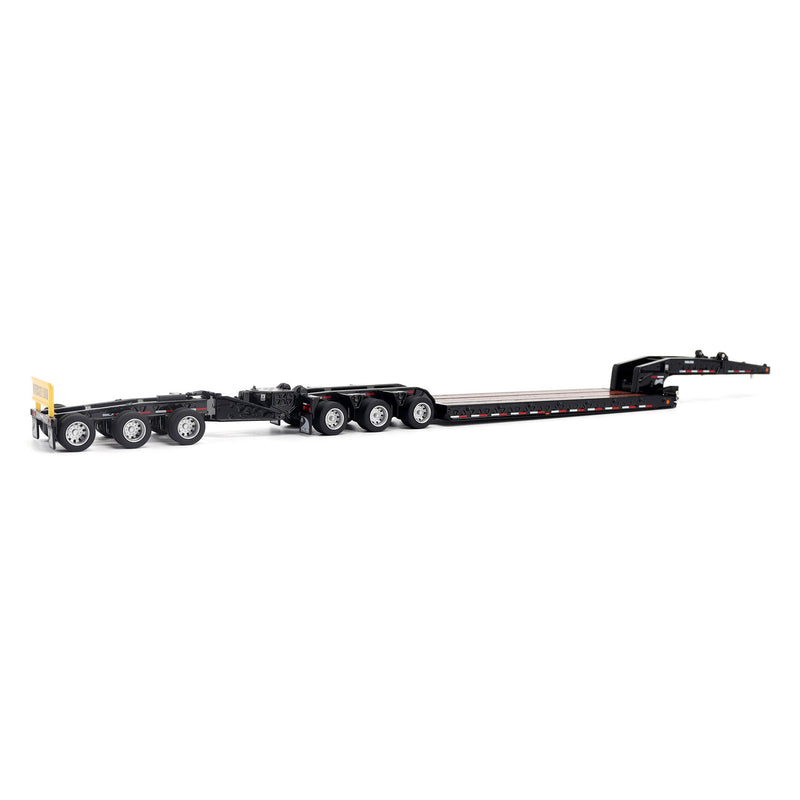 1/64 Trail King TK170 Hydraulic Detachable Gooseneck Lowboy Trailer with Jeep & Booster, Diecast Masters Transport Series