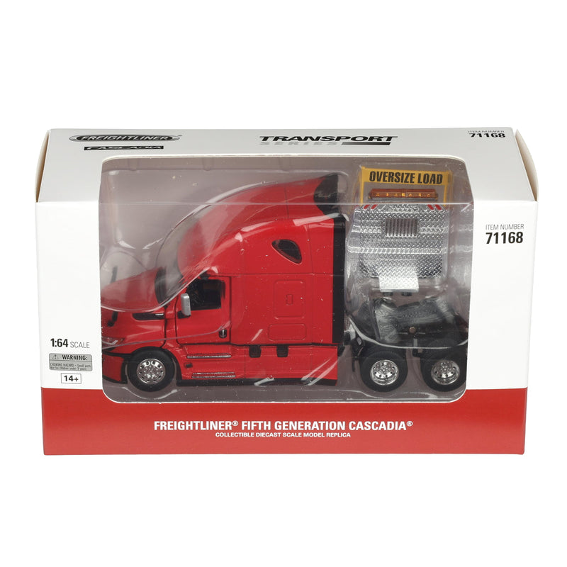 1/64 Freightliner Cascadia Gen-5 (2025) Truck Tractor by Diecast Masters, Red