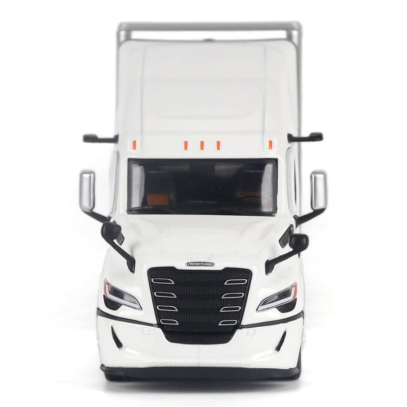 1/50 Freightliner Cascadia Gen-5 (2025) Semi Truck with Great Dane Champion 53ft Dry Van Trailer, White, Diecast Masters Transport Series