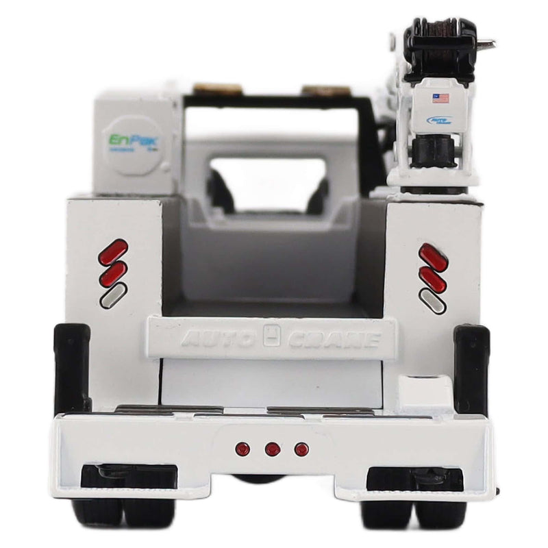 1/50 White Kenworth T380 Crane Work Truck with Miller EnPak by Diecast Masters