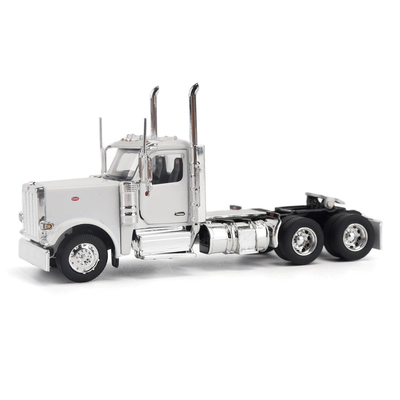 1/64 Peterbilt 589 Tandem-Axle Truck with Day Cab, White, Diecast Masters Transport Series