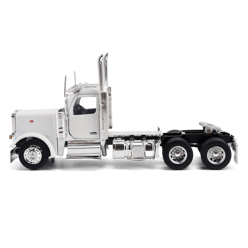 1/64 Peterbilt 589 Tandem-Axle Truck with Day Cab, White, Diecast Masters Transport Series