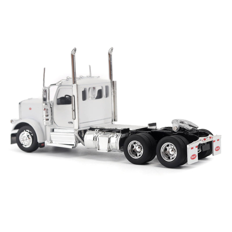 1/64 Peterbilt 589 Tandem-Axle Truck with Day Cab, White, Diecast Masters Transport Series