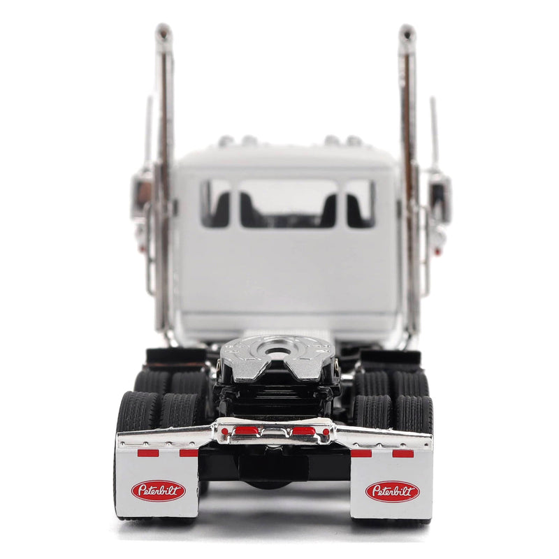 1/64 Peterbilt 589 Tandem-Axle Truck with Day Cab, White, Diecast Masters Transport Series