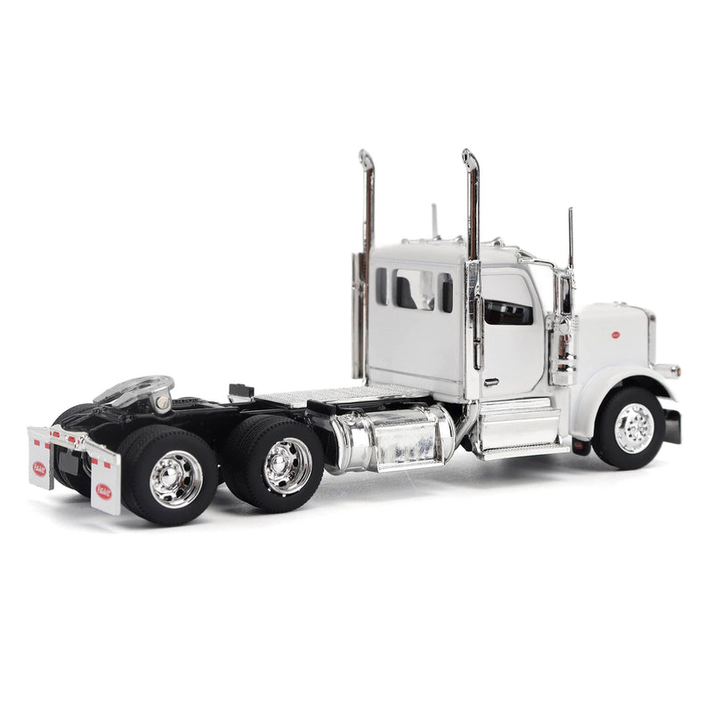 1/64 Peterbilt 589 Tandem-Axle Truck with Day Cab, White, Diecast Masters Transport Series