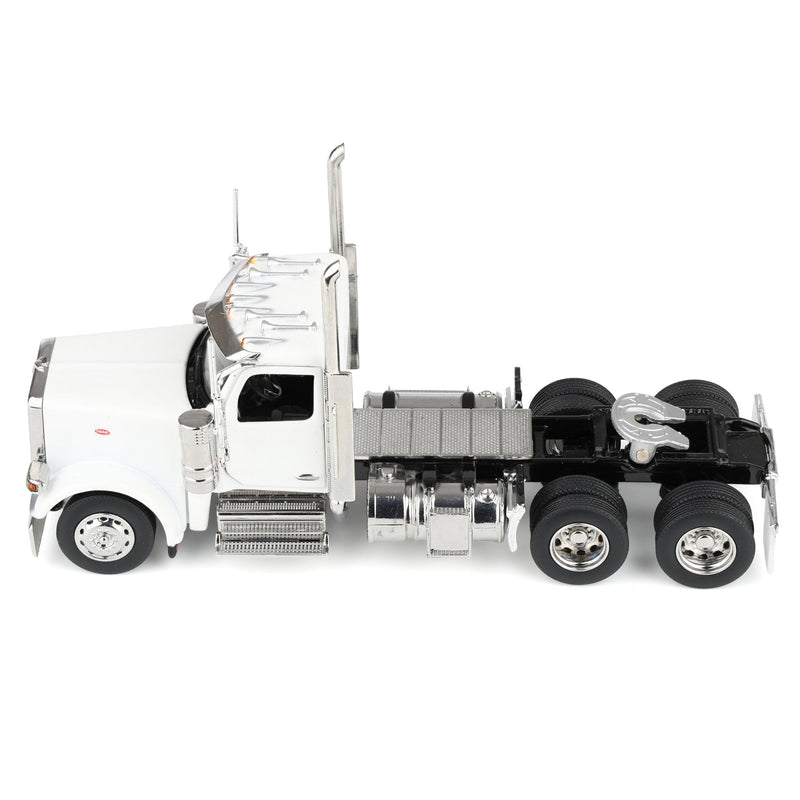 1/64 Peterbilt 589 Tandem-Axle Truck with Day Cab, White, Diecast Masters Transport Series