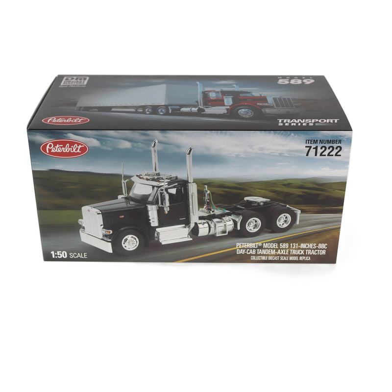 1/50 Peterbilt 589 Tandem-Axle Truck Tractor with Day Cab by Diecast Masters