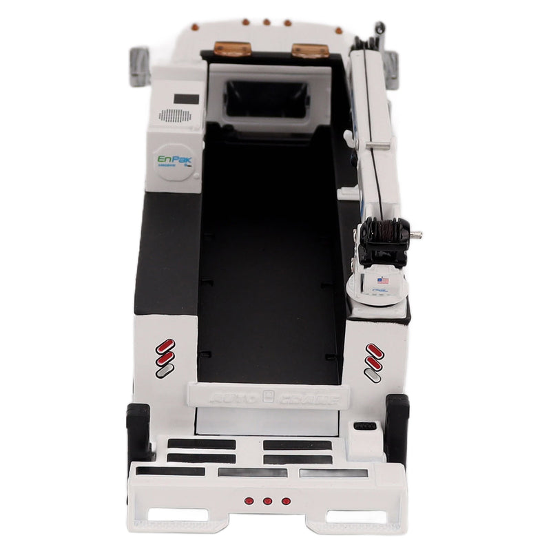 1/50 White Peterbilt Model 536 Crane Work Truck with Miller EnPak by Diecast Masters