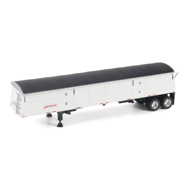 1/64 DEMCO 42ft White Steel Grain Trailer by Diecast Masters