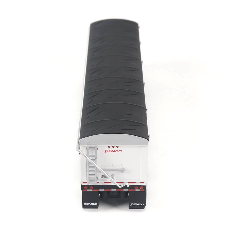 1/64 DEMCO 42ft White Steel Grain Trailer by Diecast Masters