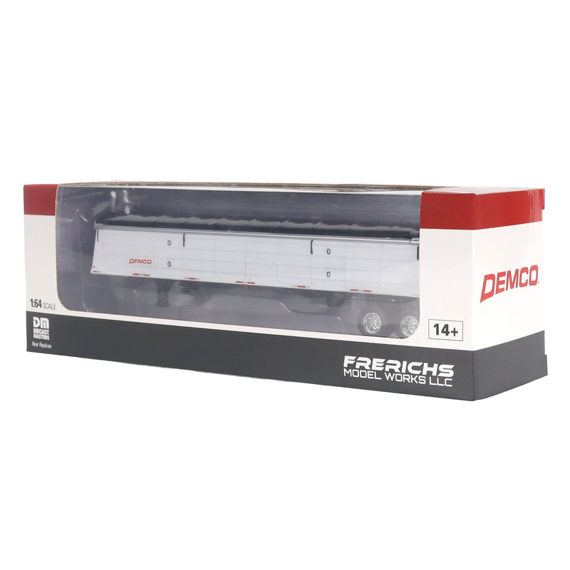1/64 DEMCO 42ft White Steel Grain Trailer by Diecast Masters